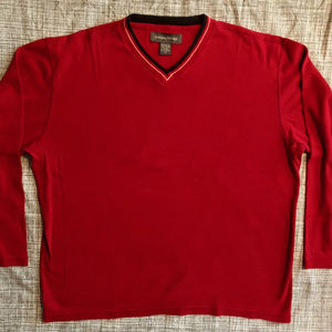 Banana Republic cotton v-neck sweater
